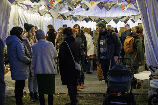 Matsalu Nature Film Festival 2022 &ndash; Team MAFF - A relexed MAFF festival event in a tent