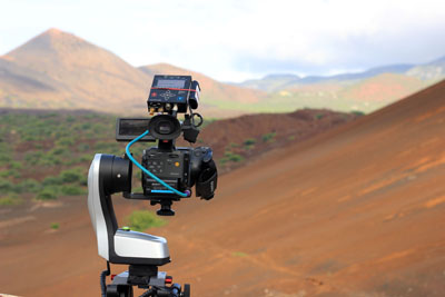 EX1 and nanoFLASH in time-lapse mode on Ascension Island - Credit Simon Vacher