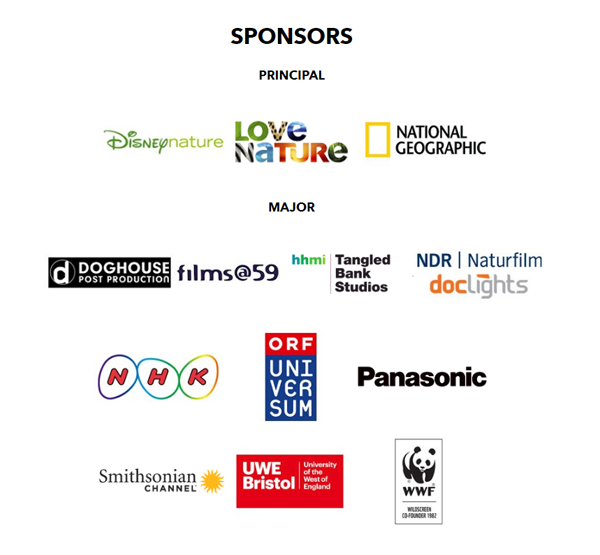 Wildscreen Sponsors - Principal/Major 2018